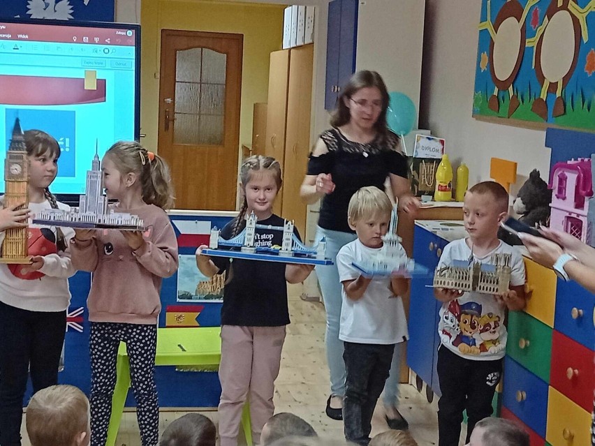 Dzień Języków Obcych w Przedszkolu numer 1 w Jędrzejowie. Świetna zabawa i nauka o innych państwach