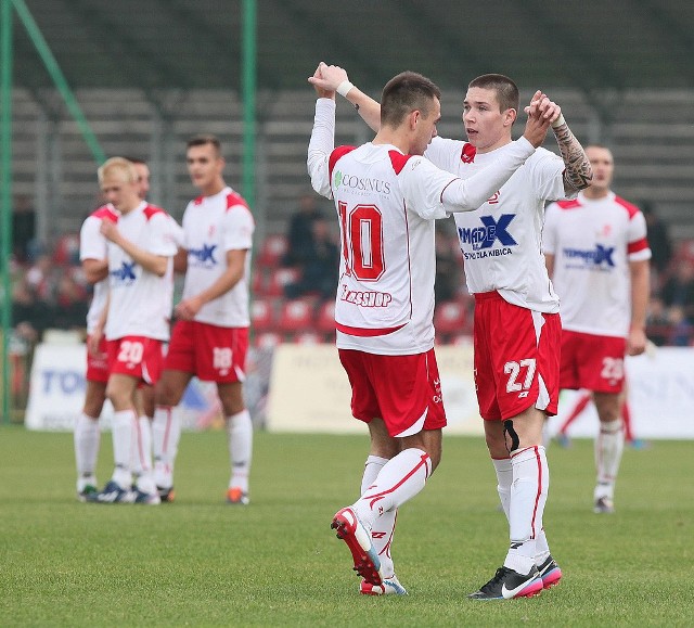 Mecz ŁKS - Orzeł Nieborów zakończył się wysokim 7:1 zwycięstwem łodzian.