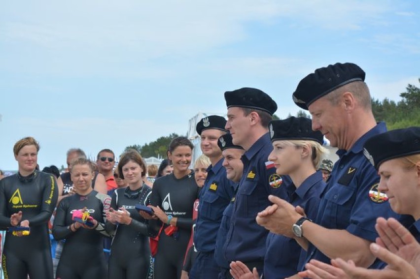 Krynica Morska. Policjantki zakończyły morską sztafetę