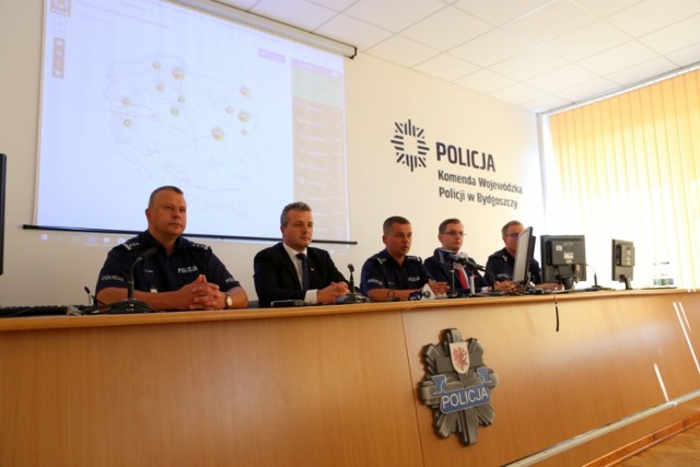 O mapie zagrożeń podczas konferencji mówili przedstawiciele Urzędu Wojewódzkiego i policji