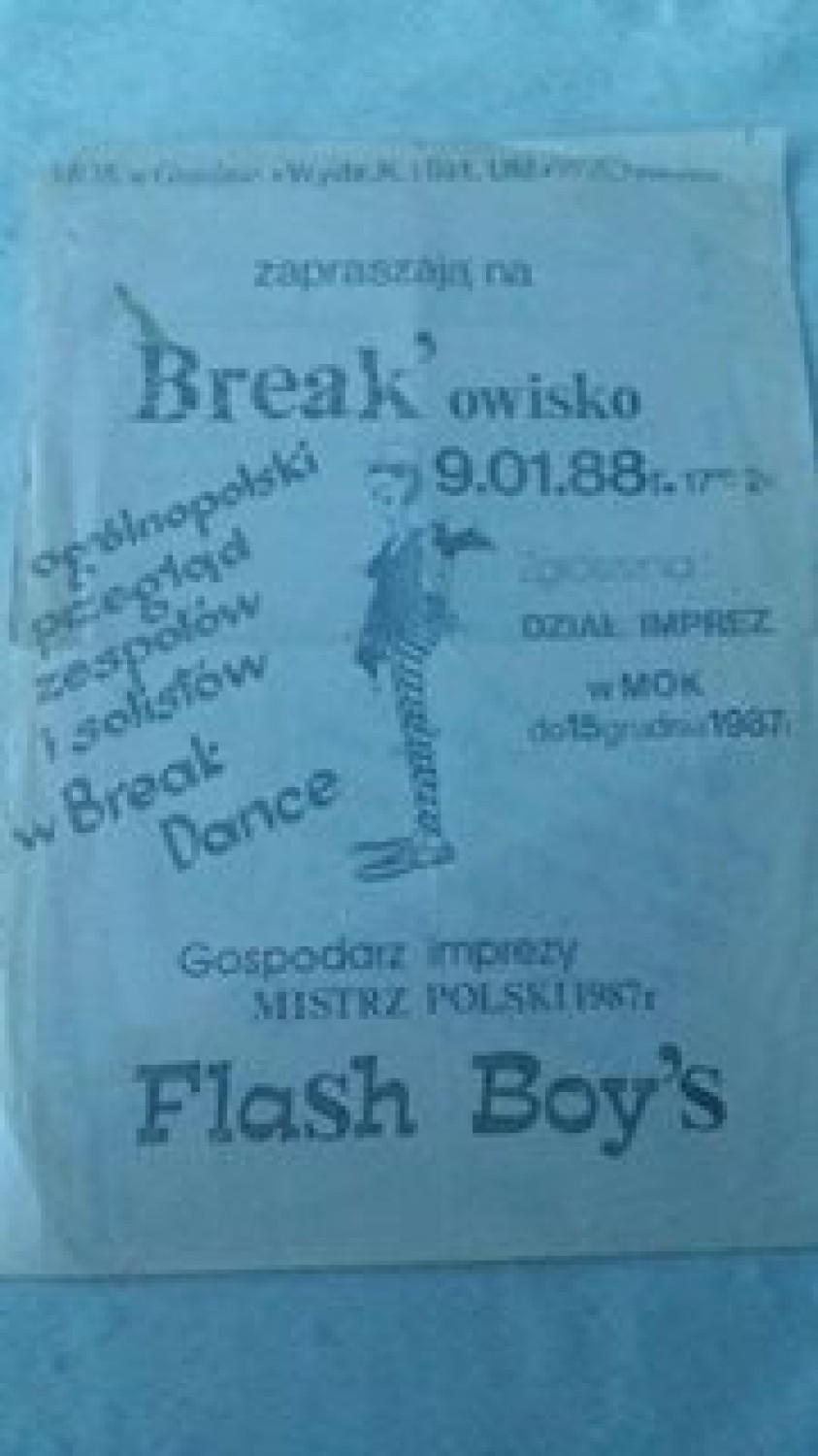 Gniezno: Flash Boys - tworzyli historię polskiego breakdancingu