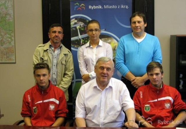 Urząd Miasta w Rybniku: prezydent spotkał się z baseballistami.