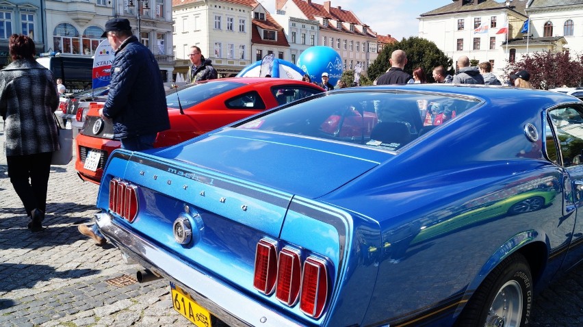 Mustangi zaparkowały na płycie Starego Rynku w Bydgoszczy [zdjęcia, wideo]