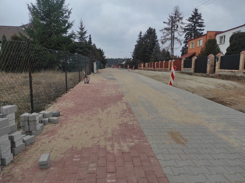Trwają remonty ulic na wągrowieckiej Osadzie. Jak wyglądają teraz Grzybowa i Projektowana?