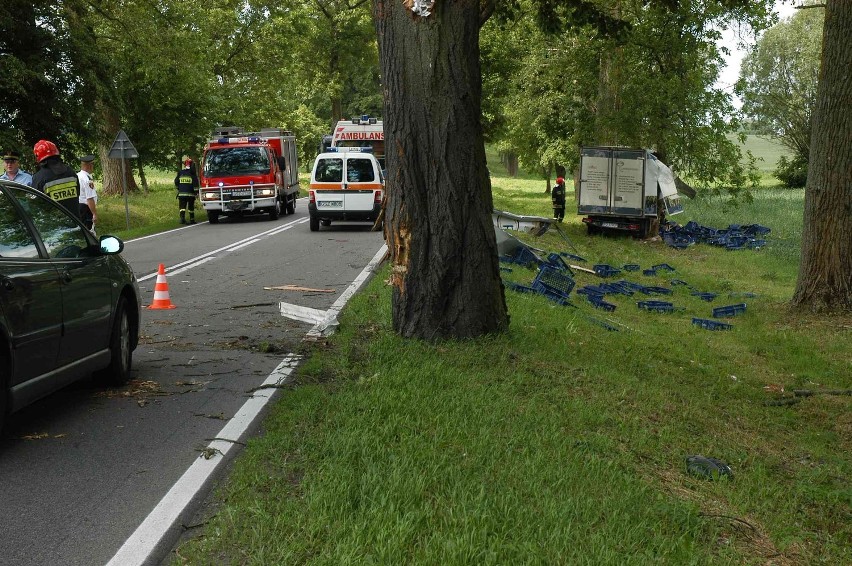 Wypadek na drodze nr 55 ZDJĘCIA