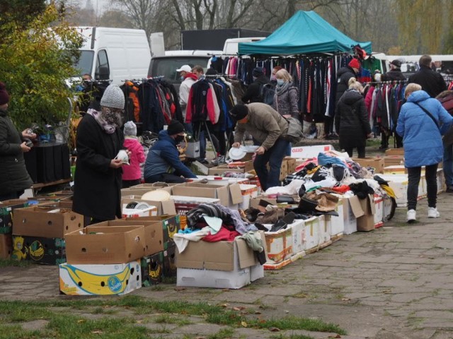 W niedzielne przedpołudnie wielu mieszkańców miasta i regionu zdecydowało się odwiedzić koszalińską giełdę na terenach podożynkowych.