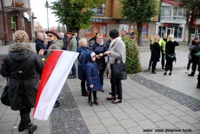 Niedzielny Czarny protest w Lęborku