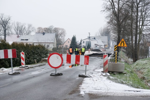 Droga w Grabiku jest już zamknięta! Uważajcie, bo wprowadzono objazdy