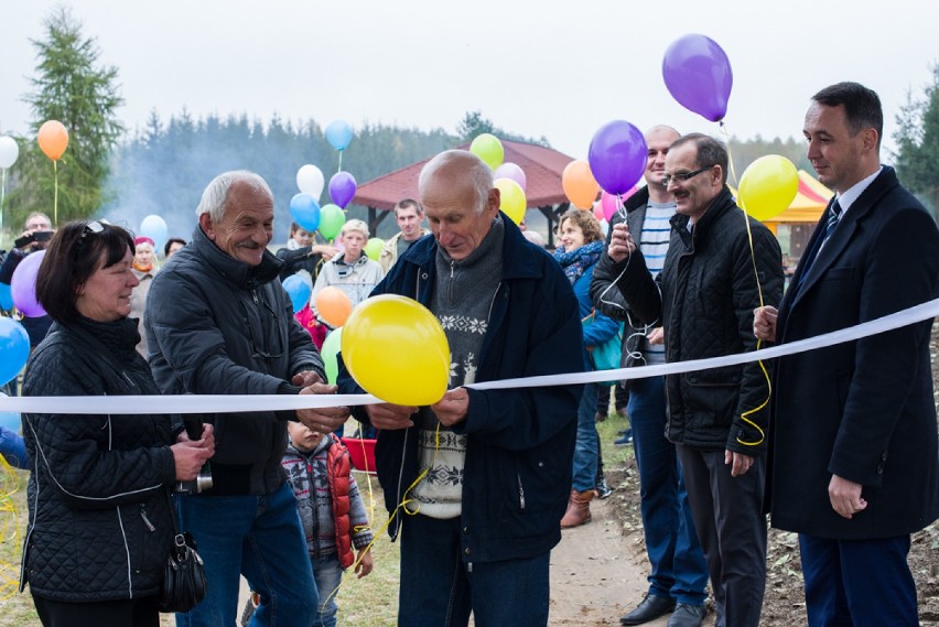 Otwarcie wiejskiej altany w Leopoldowie 