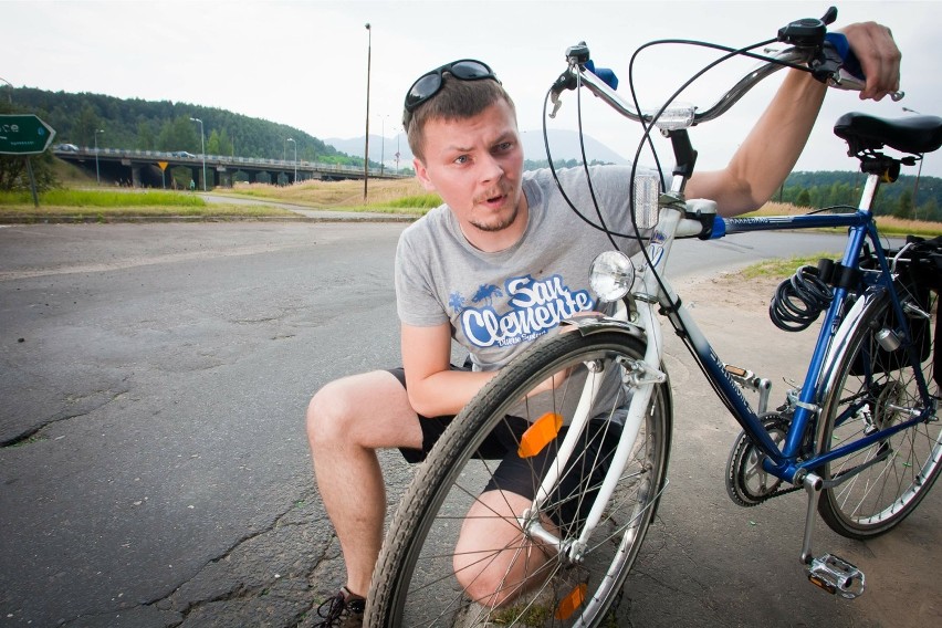 Wałbrzyskim rowerzystom brakuje nie tylko ścieżek, ale też...