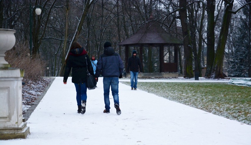 Chwilowy powrót zimy w Lublinie (ZDJĘCIA)