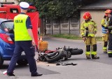 Tragiczny wypadek w Częstochowie. Motocyklista zderzył się z osobówką. 41-latek nie żyje