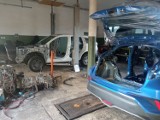 Policja rozbiła dziuplę samochodową na Mazowszu. Na miejscu auta skradzione w Niemczech