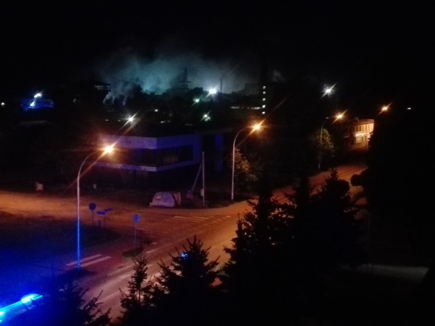 - Coś się pali na terenie fabryki przy ul. Ofiar Katynia w...