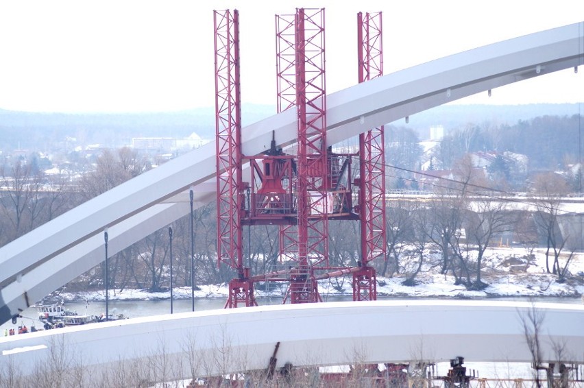 Budowa nowego mostu w Toruniu - zdjęcia - film