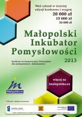 Trwa nabór na Małopolski Inkubator Pomysłowości 2013!