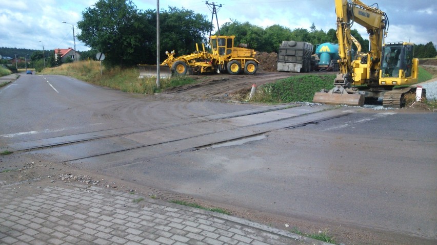 Zamknięta droga Borowo - Pikarnia - Kiełpino