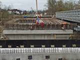 Nowy Sącz. Trwa budowa nowego mostu na Kamienicy. Zobacz zdjęcia i wideo
