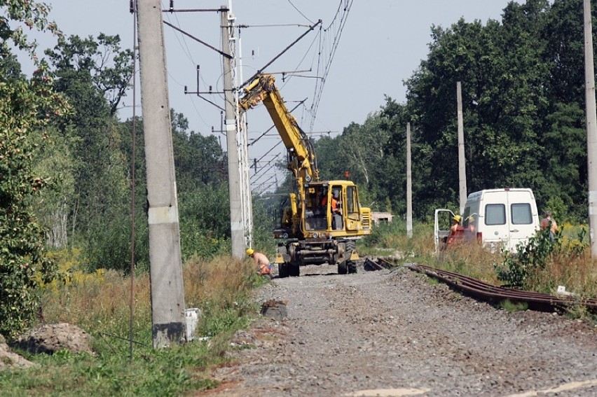Remont linii kolejowej Legnica - Rudna Gwizdanów.