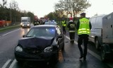 Wypadek na DK11 w Kowanówku. Zderzyły się trzy samochody [ZDJĘCIA] 