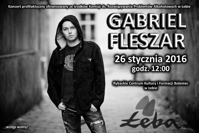 Koncert Gabriela Fleszara w Łebie