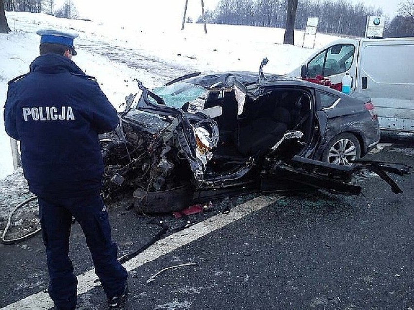 Wypadek w Machowej. Ranne zostały cztery osoby