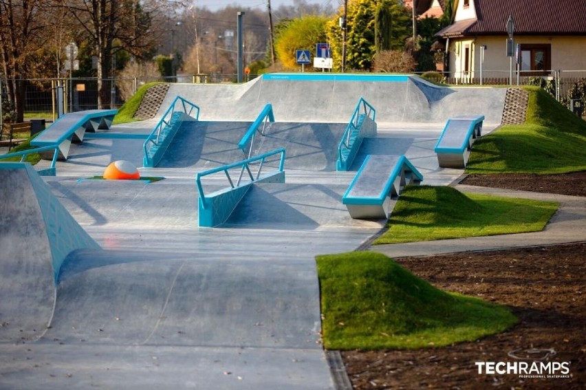 Skatepark w Brzeszczach uzyskał tytuł "Budowy XXI wieku" w...