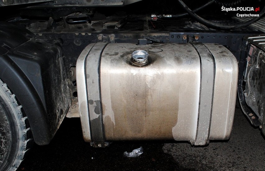 Częstochowscy policjanci namierzyli złodzieja paliwa