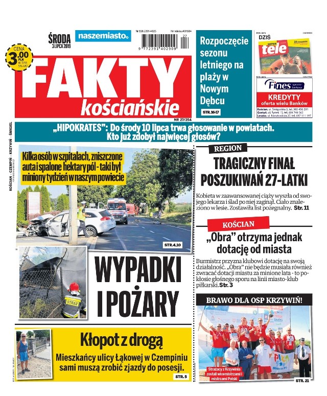 Zapraszamy do lektury nowych "Faktów Kościańskich"