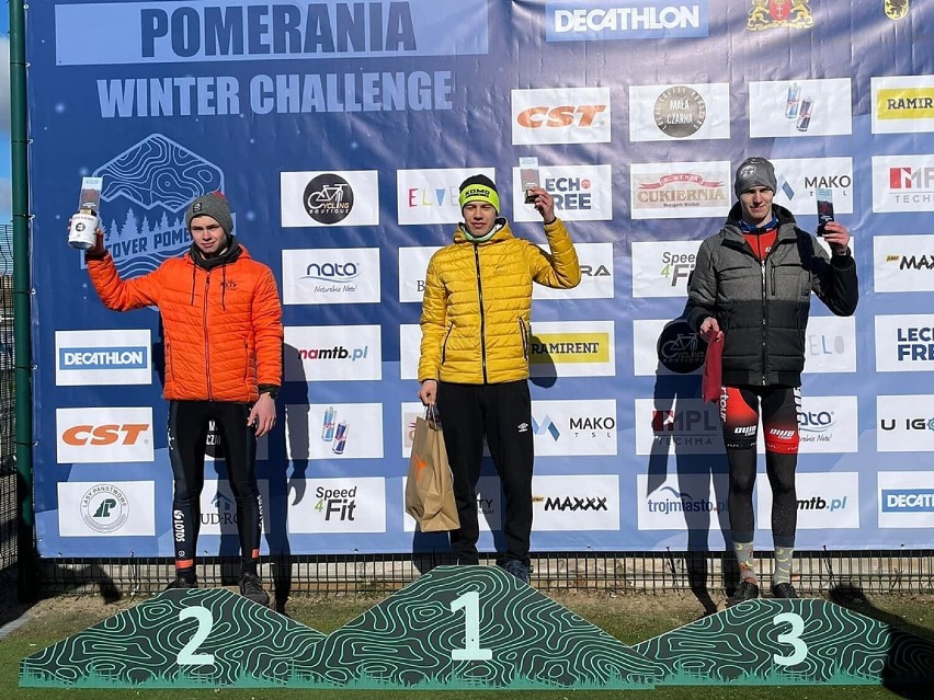 Dominik Jakubowski w zawodach Pomerania Winter Challenge...