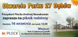 W niedzielę otwarcie Parku 27 Dębów