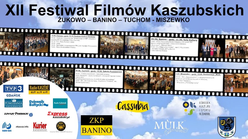 19 czerwca w Żukowie inauguracja XII Festiwalu Filmów Kaszubskich