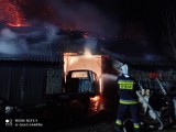 Groźne pożary w regionie. Pod Szczucinem płonęła stodoła, a w Łęgu Tarnowskim palił się garaż, w którym znajdowały się butle z gazem ZDJĘCIA