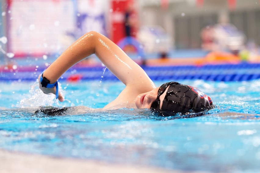 Ciekawe zajęcia Otylia Swim Tour w łódzkiej Zatoce Sportu. Zdjęcia