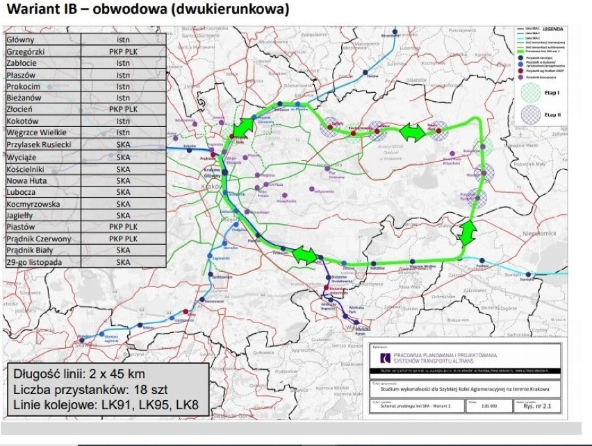 Kraków. Miasto zaprezentowało studium rozwoju Szybkiej Kolei Aglomeracyjnej. Jak rozwinie się SKA? [ZOBACZ WARIANTY TRAS]