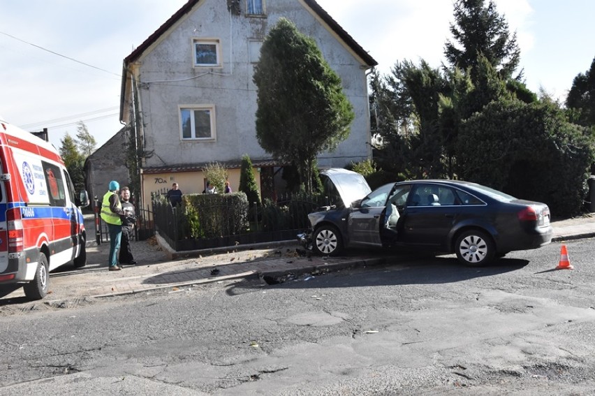 Wypadek w Krotoszycach, ranna kobieta [ZDJĘCIA]