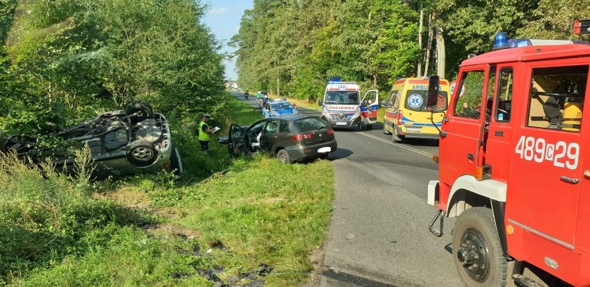 Wczoraj (22 sierpnia) po południu na skrzyżowaniu drogi...