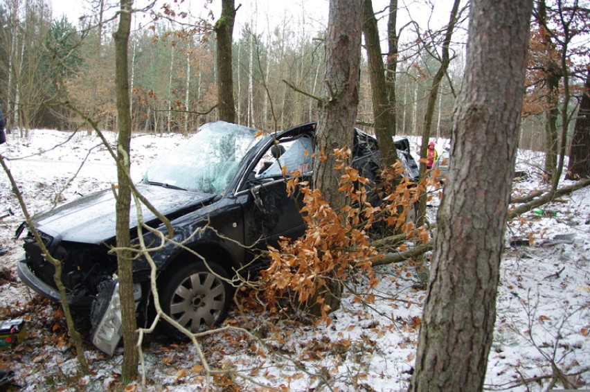 Śmiertelny wypadek koło Kiełpina [ZDJĘCIA]