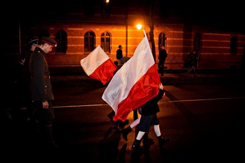 Marsz Niepodległości w Gnieźnie.