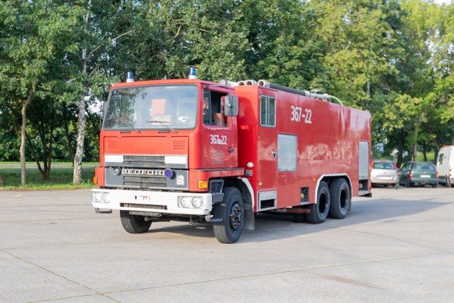 Unikatowy wóz strażacki marki Bedford