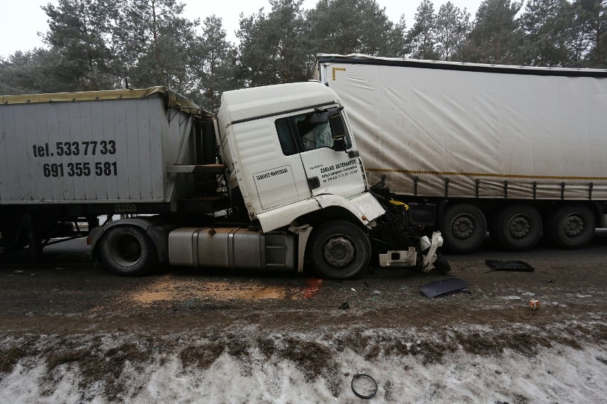 Wypadek na DK 91 w Karlinie