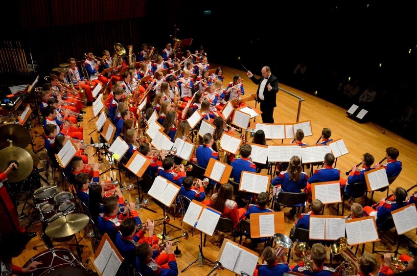 Koncert jubileuszowy 45-lecia Radomskiej Młodzieżowej Orkiestry Dętej Grandioso w Radomiu