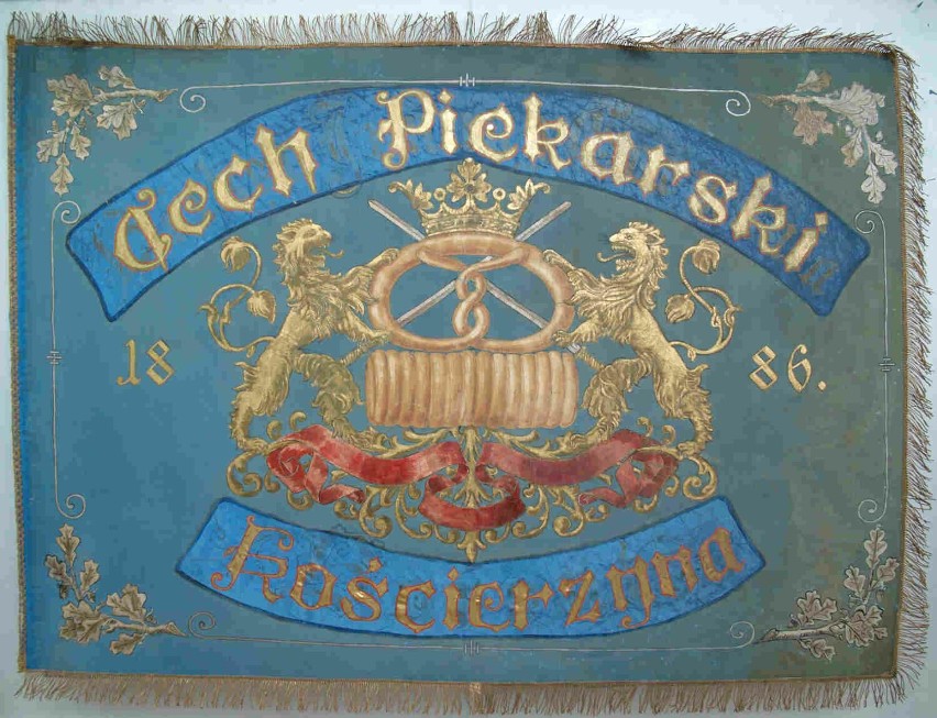Sztandar Cechu Piekarskiego to jeden z zabytków Muzeum Ziemi Kościerskiej 