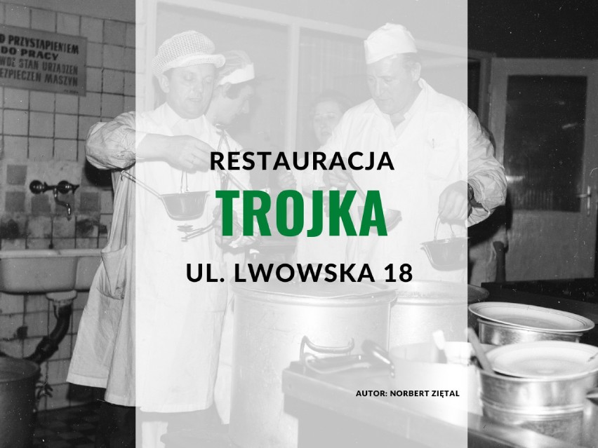 Restauracja "Trojak", ul. Lwowska 18. Specjalność: potrawy...