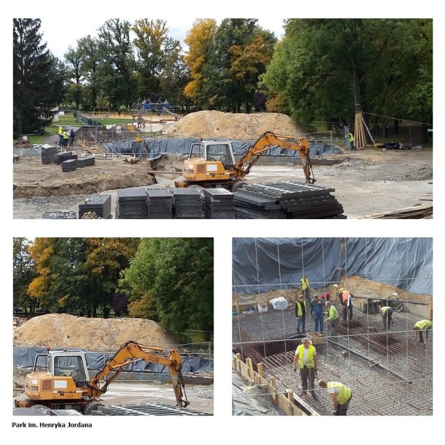 Park im. Henryka Jordana  - budowa pierwszego w Krakowie wodnego placu zabaw wraz z remontem sadzawki i amfiteatru (projekt Budżetu Obywatelskiego Miasta Krakowa);