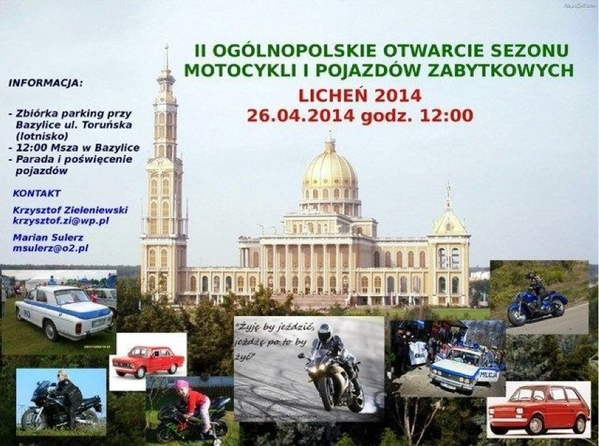 Plakat II Ogólnopolskiego Otwarcia Sezonu Motocykli i...