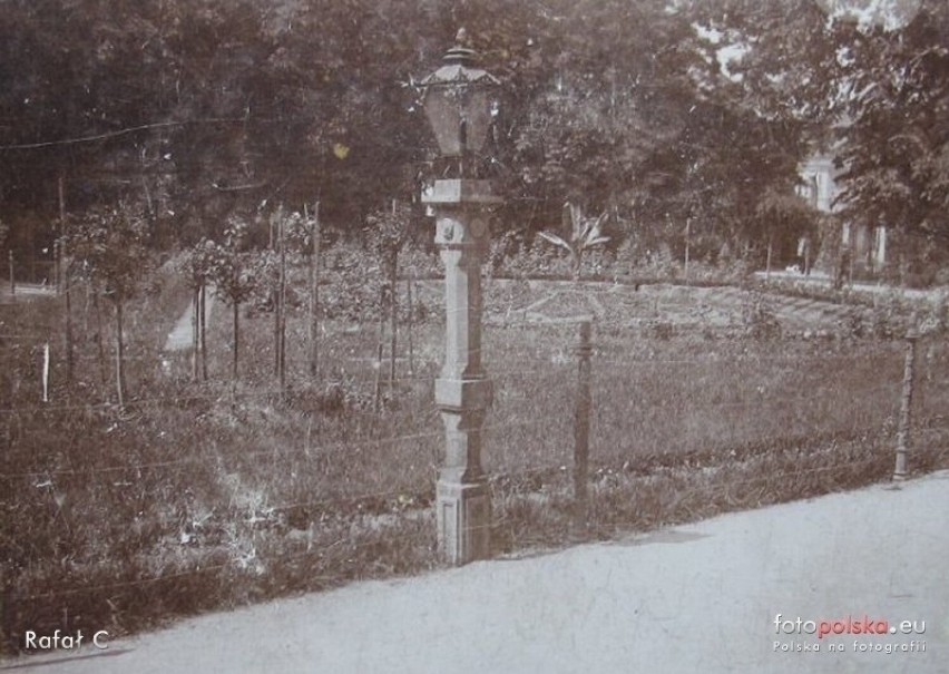 Lata 1910-1920 , Ogród Saski. Park - widok skweru , stara...