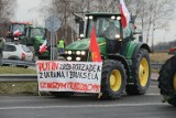 Kontrowersyjny baner na proteście rolników w Gorzyczkach. Są wyjaśnienia organizatorów i policji