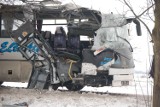 Wypadek autobusu w Otłówku. 11 osób zostało rannych [ZDJĘCIA]