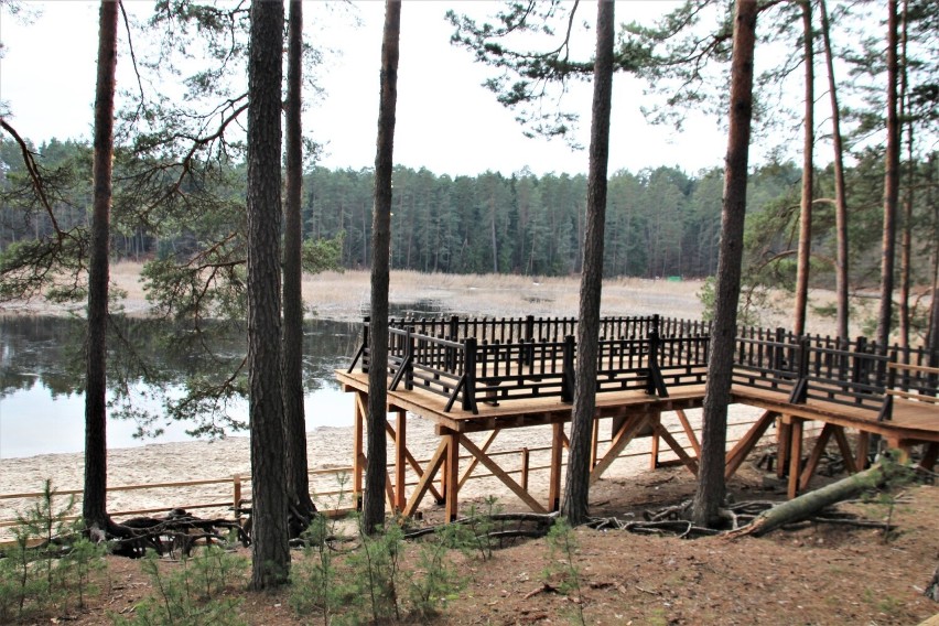 Odnowiono pomosty, ławki i tarasy widokowe nad Stawami „Echo” w Zwierzyńcu